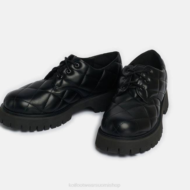 kenkä | KOI footwear miehet tiukka luola tikattu kengät VX88198 musta