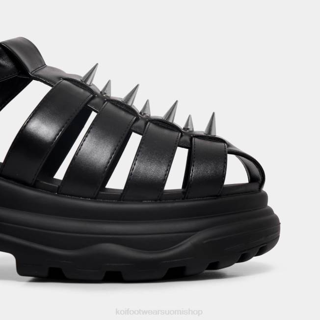 paksu sandaali | KOI footwear miehet enclave-piikillä varustetut paksut sandaalit VX88214 musta