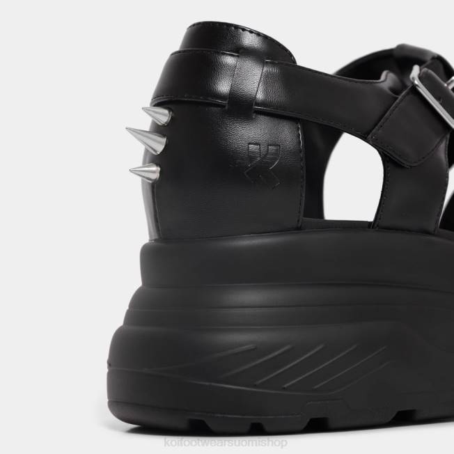 paksu sandaali | KOI footwear miehet enclave-piikillä varustetut paksut sandaalit VX88214 musta