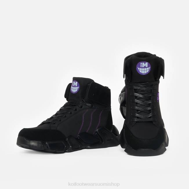 valmentaja | KOI footwear miehet hot steppers hi top trainers VX88207 musta