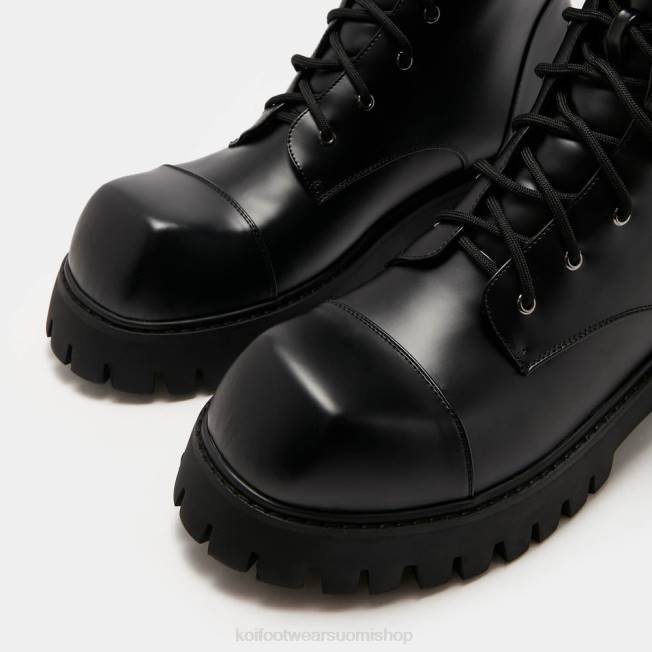 saapas | KOI footwear miehet gimli neliömäiset nauhalliset saappaat VX88193 musta