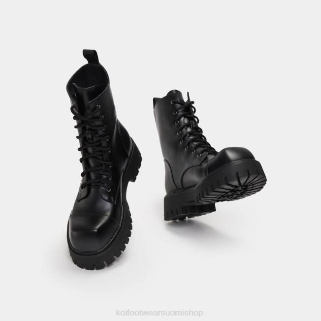 saapas | KOI footwear miehet gimli neliömäiset nauhalliset saappaat VX88193 musta