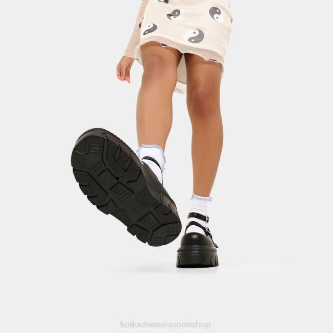 kenkä | KOI footwear naiset soturin sydämen stomper-kengät VX8855 musta