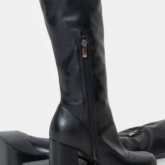 reidet korkea saappaat | KOI footwear naiset levoton nousualusta pitkät saappaat VX8869 musta