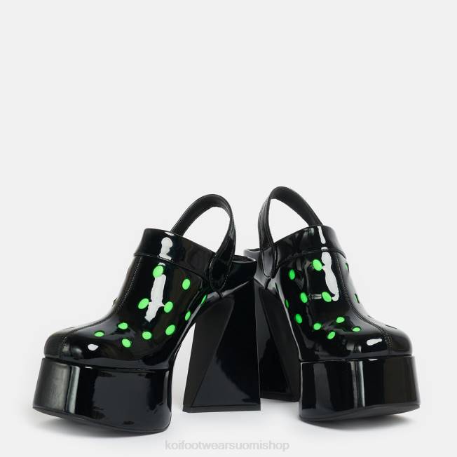 kantapää | KOI footwear naiset galactic boom neon alien heels VX8838 musta