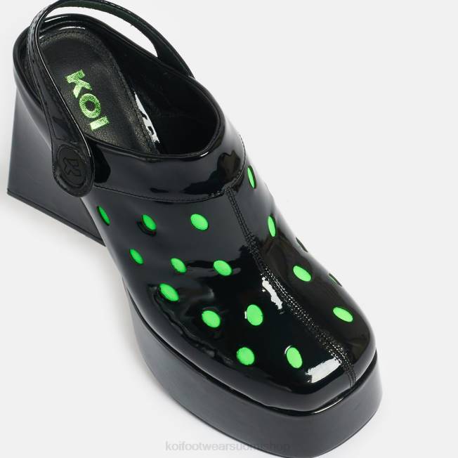 kantapää | KOI footwear naiset galactic boom neon alien heels VX8838 musta