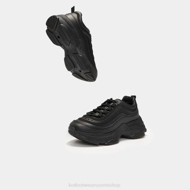 valmentaja | KOI footwear naiset Lizzies v2 extra paksut tennarit VX88120 musta