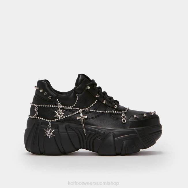 valmentaja | KOI footwear naiset jinx mystic charm -lenkkarit VX88124 musta