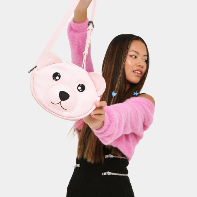 lisävaruste KOI footwear naiset love hugs bear crossbody laukku VX88174 vaaleanpunainen