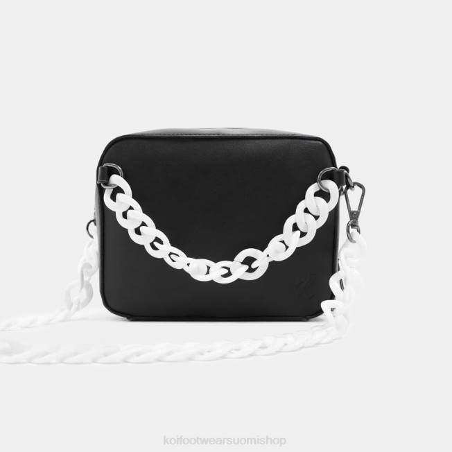 lisävaruste KOI footwear naiset yksivärinen ketjureaktio crossbody laukku VX88173 musta