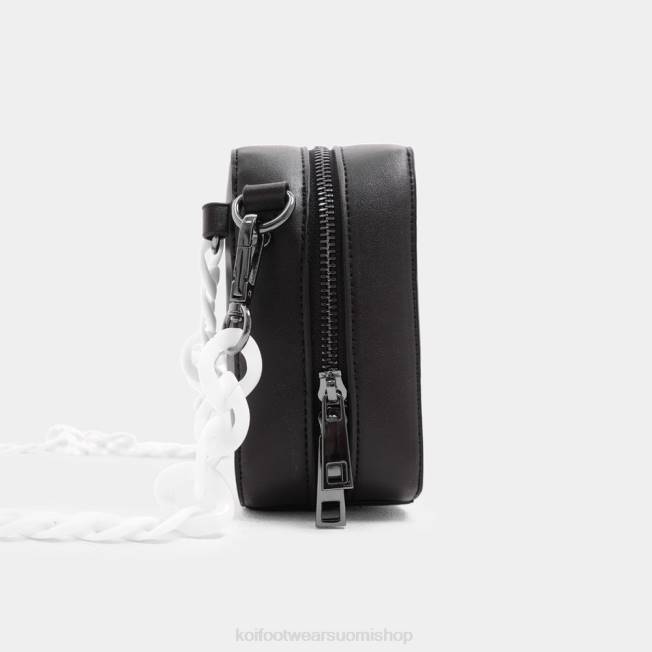 lisävaruste KOI footwear naiset yksivärinen ketjureaktio crossbody laukku VX88173 musta