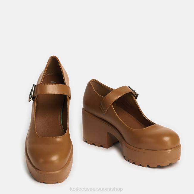 mary jane kenkä | KOI footwear naiset tira mary janes \"poltettu painos\" VX8812 oranssi