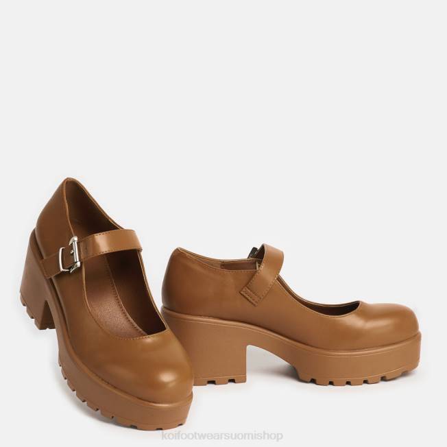 mary jane kenkä | KOI footwear naiset tira mary janes \"poltettu painos\" VX8812 oranssi