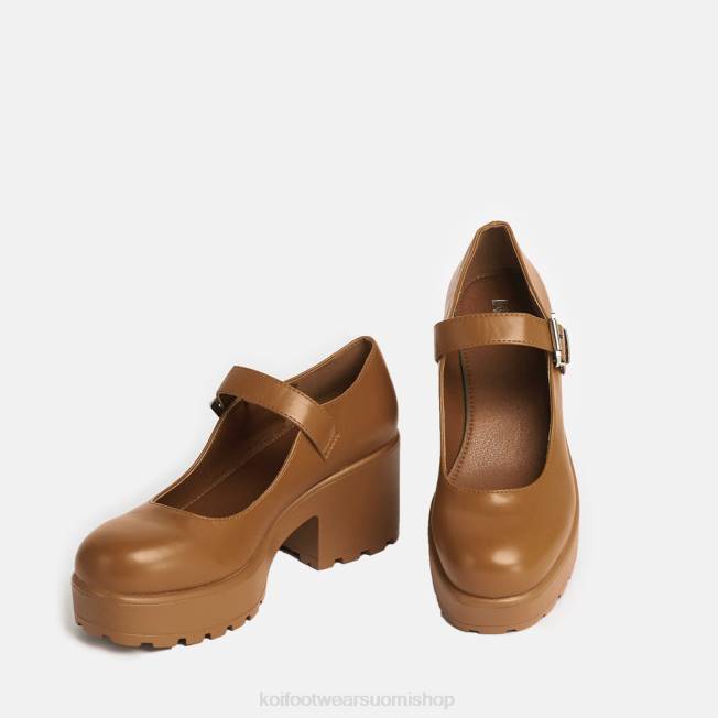 mary jane kenkä | KOI footwear naiset tira mary janes \"poltettu painos\" VX8812 oranssi