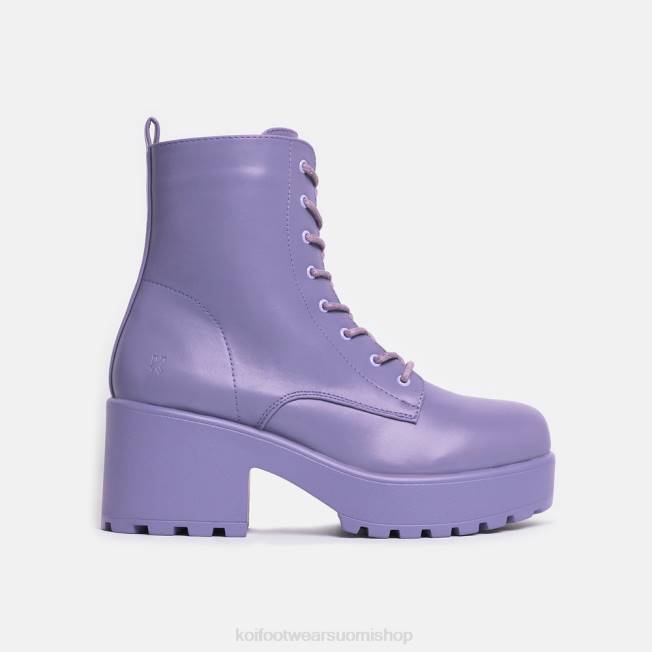saapas | KOI footwear naiset gin lavender alustan armeijan saappaat VX8874 violetti