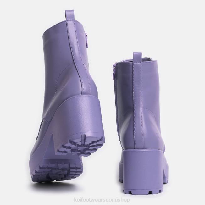 saapas | KOI footwear naiset gin lavender alustan armeijan saappaat VX8874 violetti