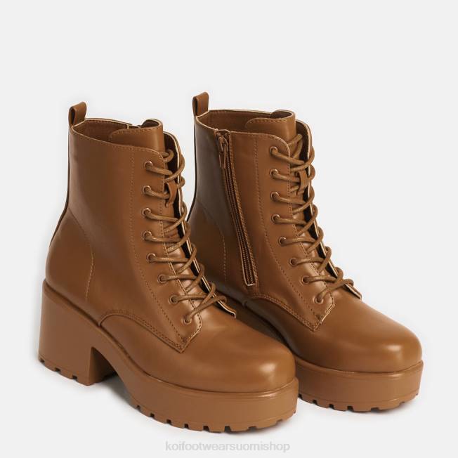 saapas | KOI footwear naiset gin poltetun alustan armeijan saappaat VX8873 oranssi