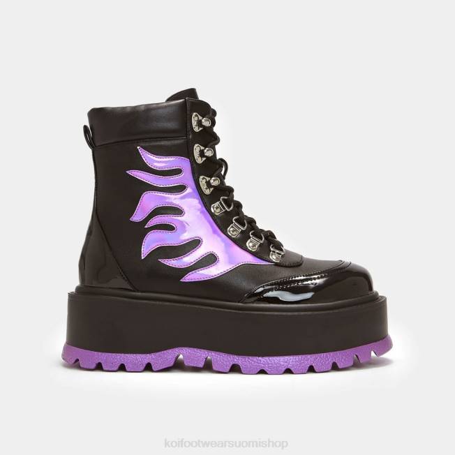 saapas | KOI footwear naiset helios hologrammi liekkisaappaat VX8876 violetti