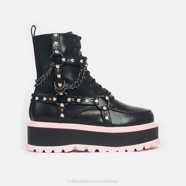 saapas | KOI footwear naiset kauniit tragedian alustasaappaat VX8886 musta