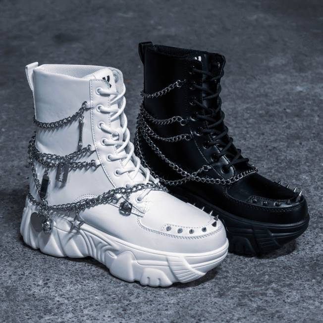 saapas | KOI footwear naiset luista saappaat mystic charm saappaat VX8890 valkoinen