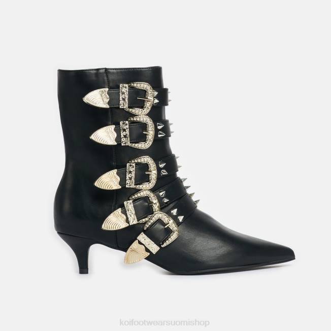saapas | KOI footwear naiset petturialueen piikkisaappaat VX8887 musta