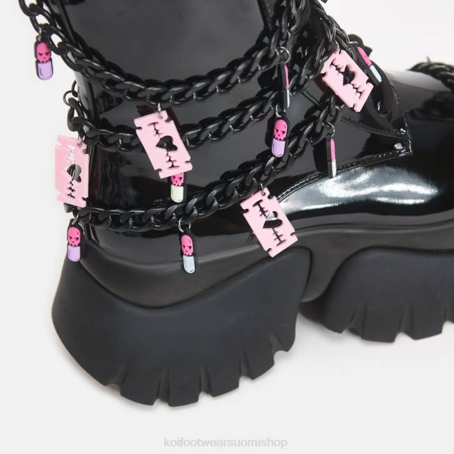 saapas | KOI footwear naiset pillerit ja hiljaiset juomat vilun saappaat VX8898 musta