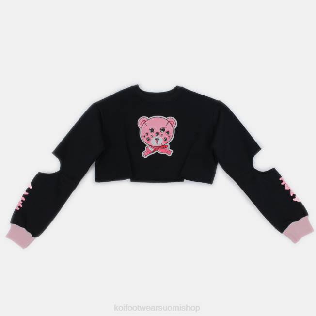 vaatetus KOI footwear naiset yami crop toppi VX88156 musta